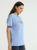 Sunshine With Foil Regular Tee - Periwinkle sold by Edgars