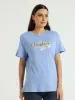 Sunshine With Foil Regular Tee - Periwinkle sold by Edgars