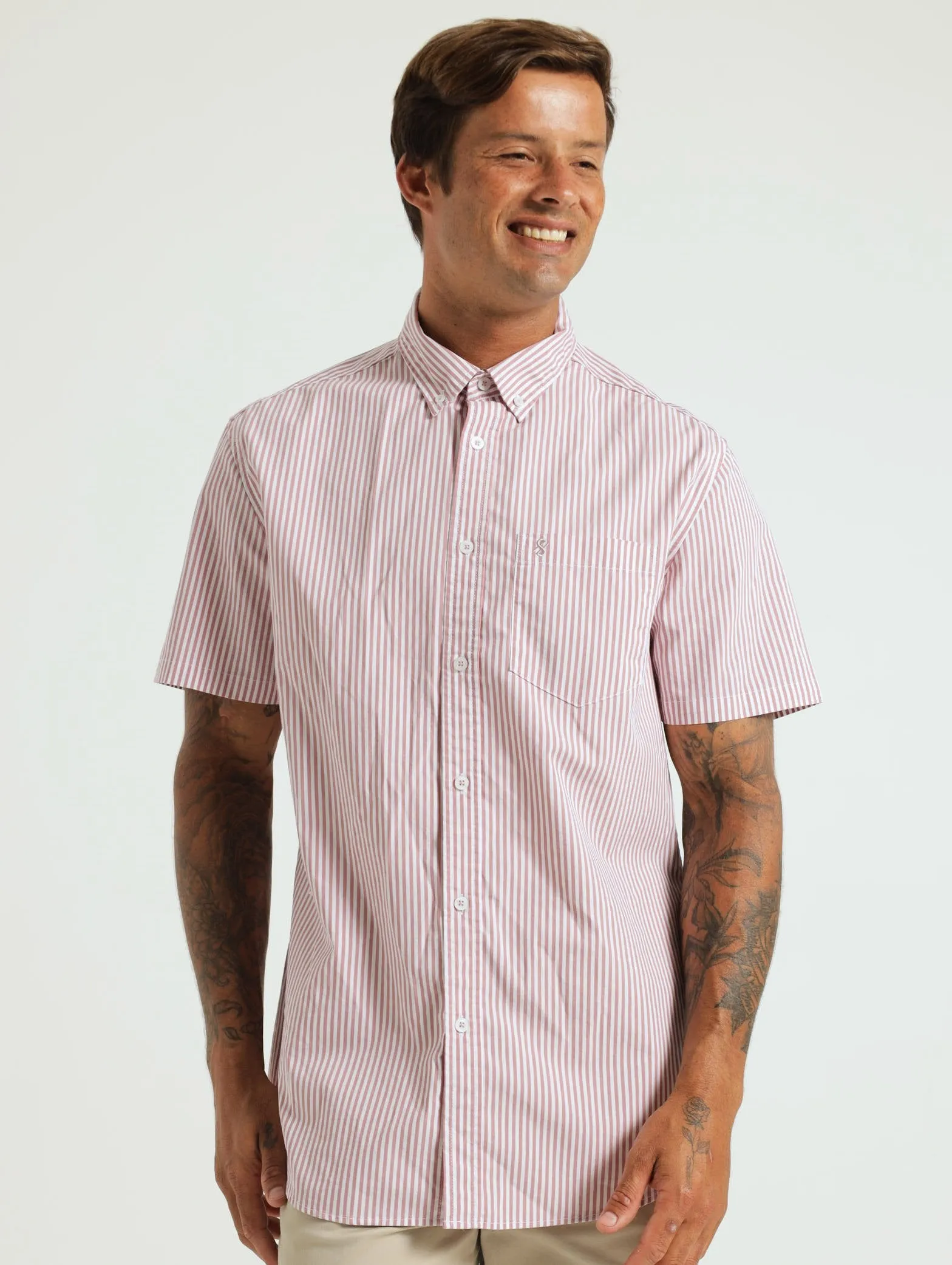 Stripe Shirt - Pink sold by Edgars