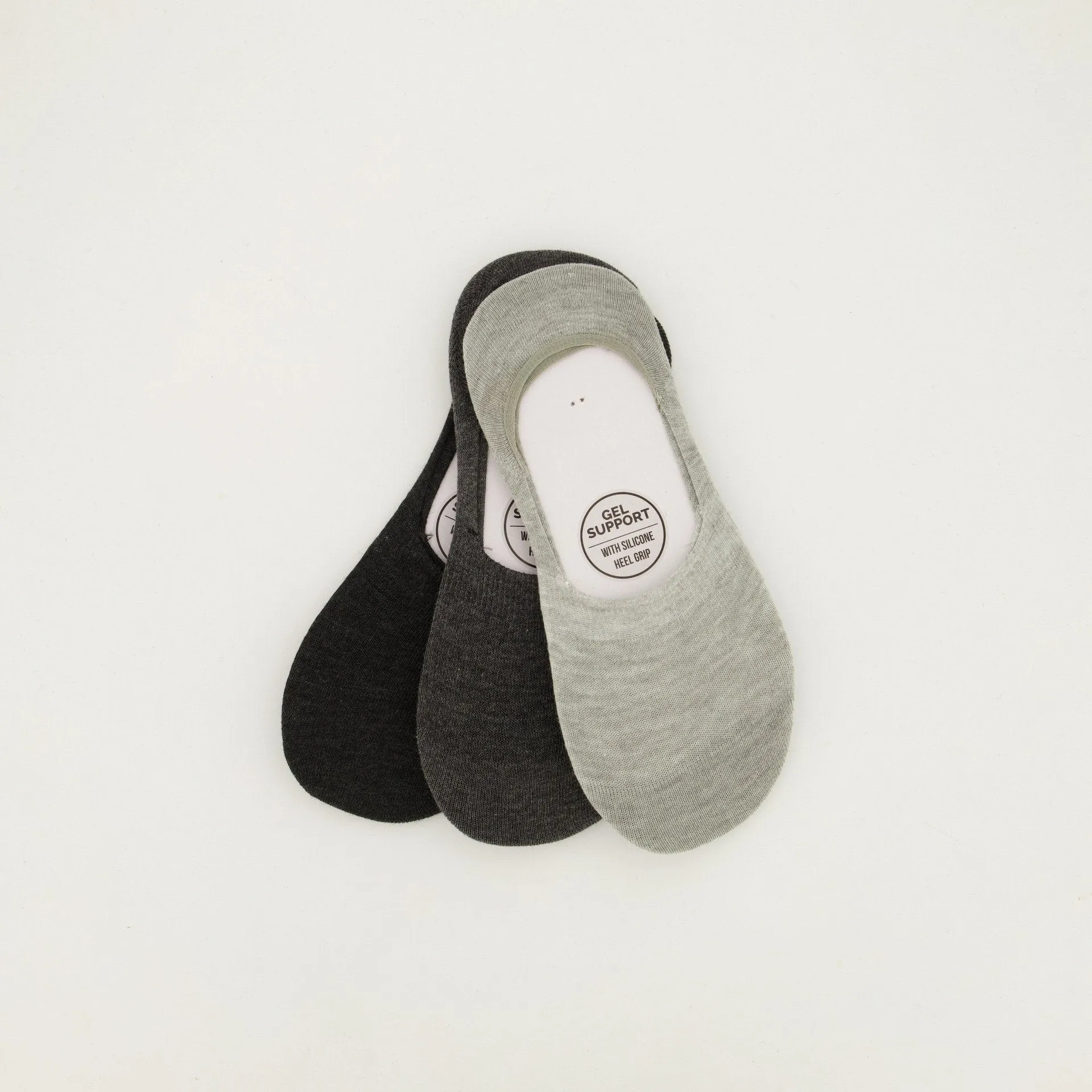 Men's 3 Pack Secret Sock Grey sold by Edgars