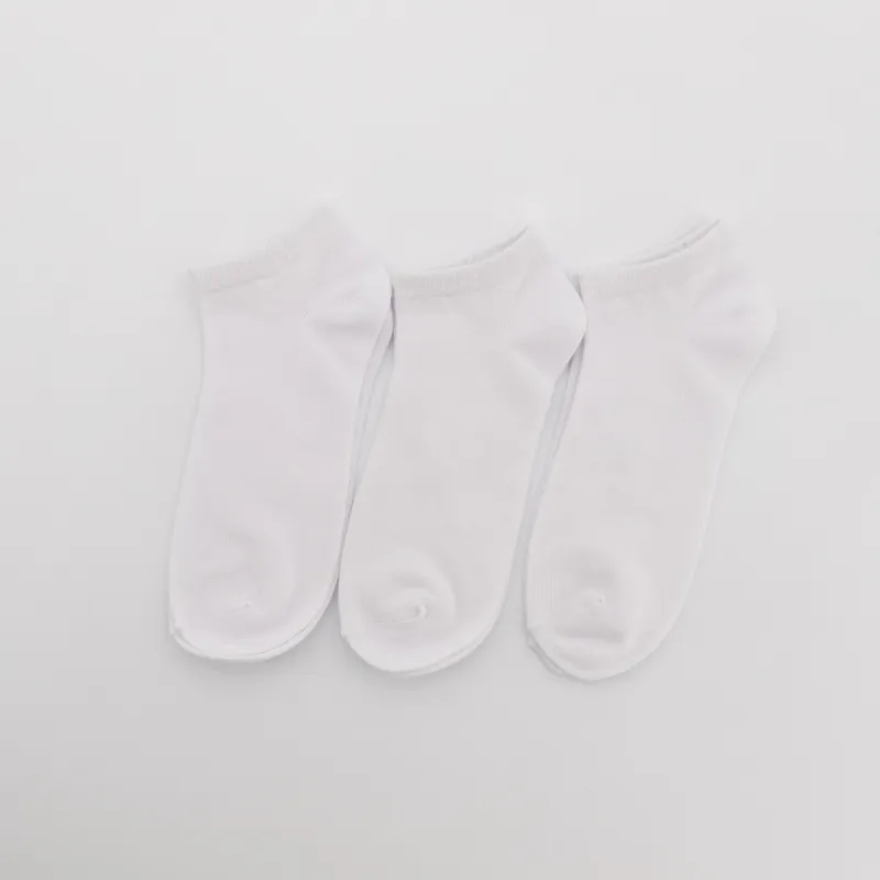 Mens - 3 Pack Plain Lowcut Socks - White sold by Edgars
