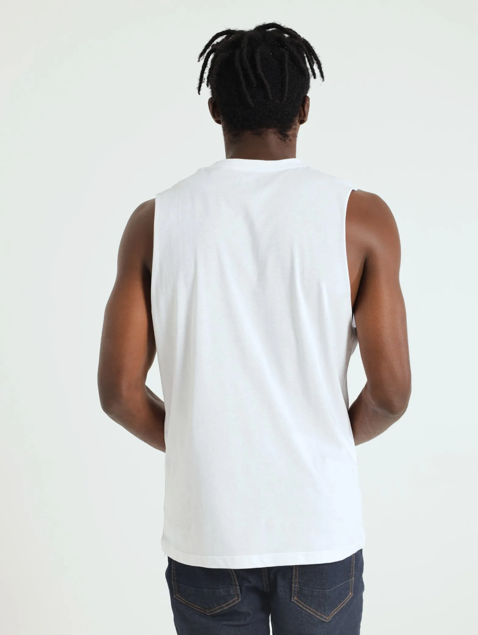 Dragon Tokyo Badge Muscle Hugger Tee - White sold by Edgars product image thumbnail 3