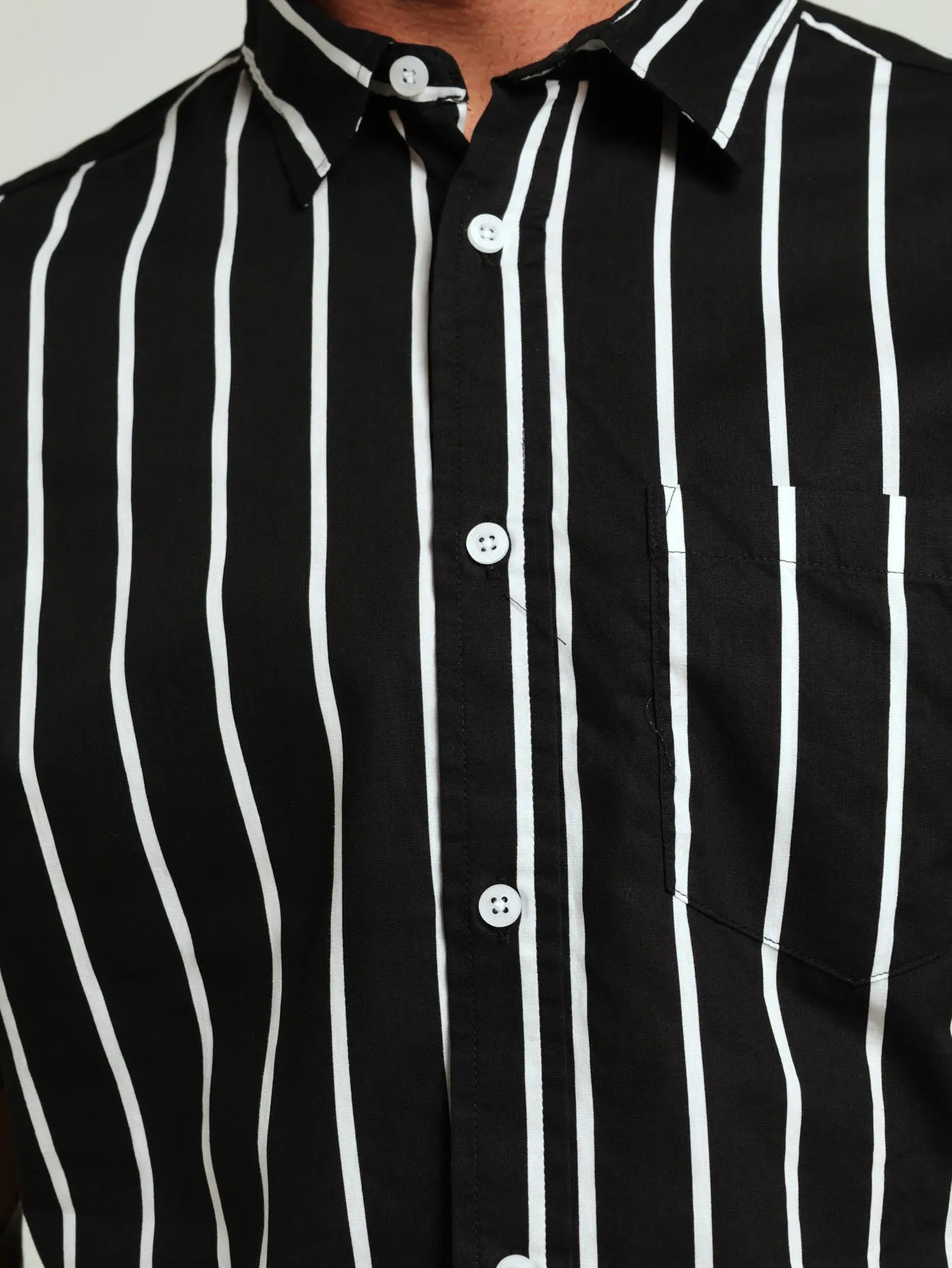 Stripe Shirt - Black/White sold by Edgars product image thumbnail 4
