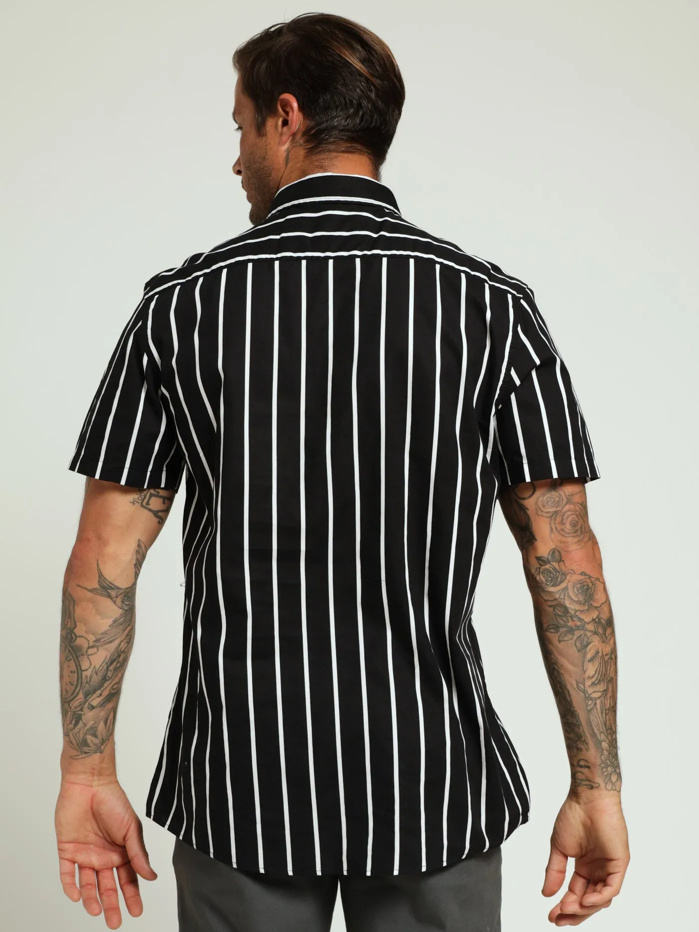 Stripe Shirt - Black/White sold by Edgars product image thumbnail 3