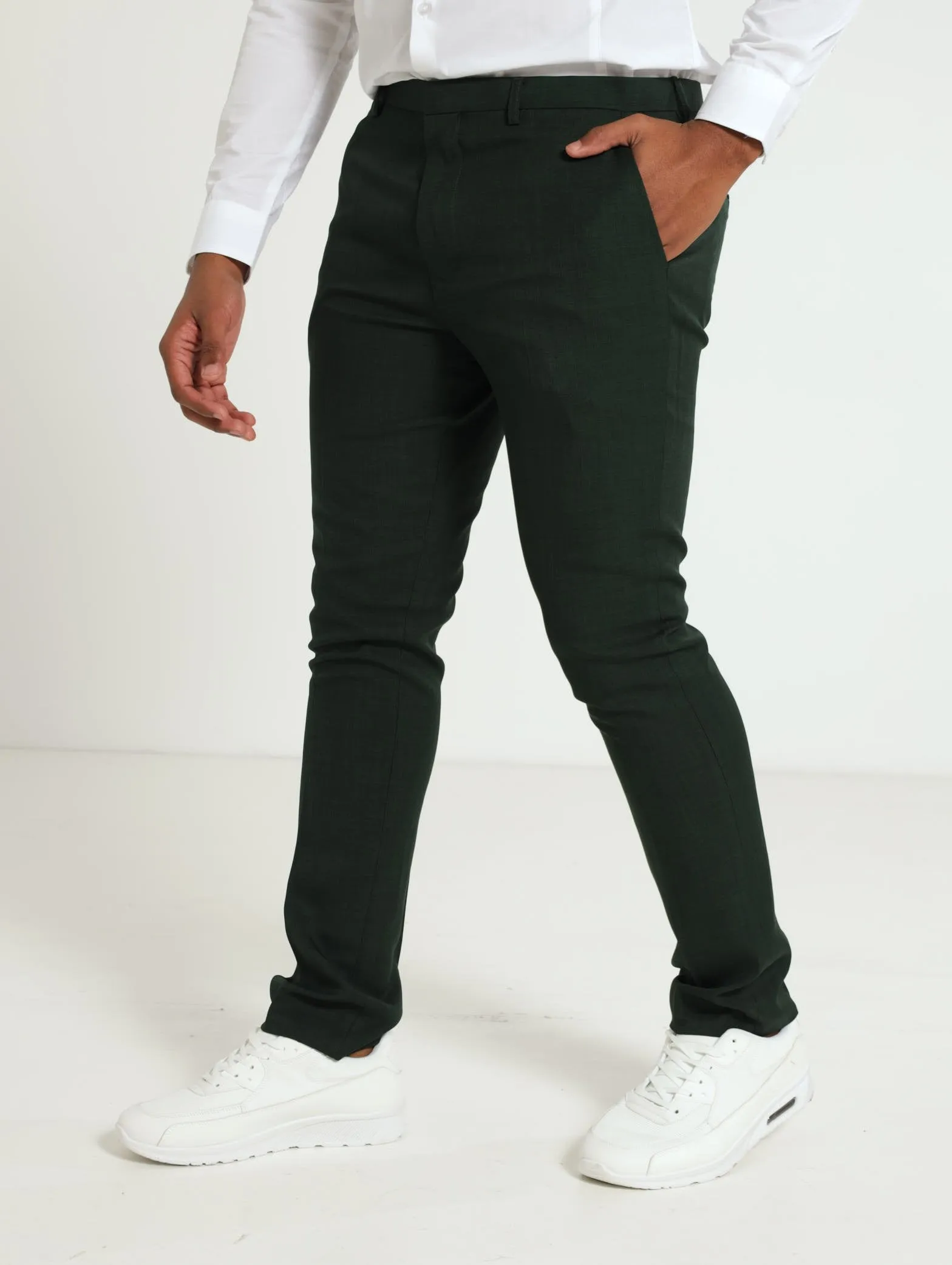 Slim Essential Suit Trouser - Olive sold by Edgars product image thumbnail 3