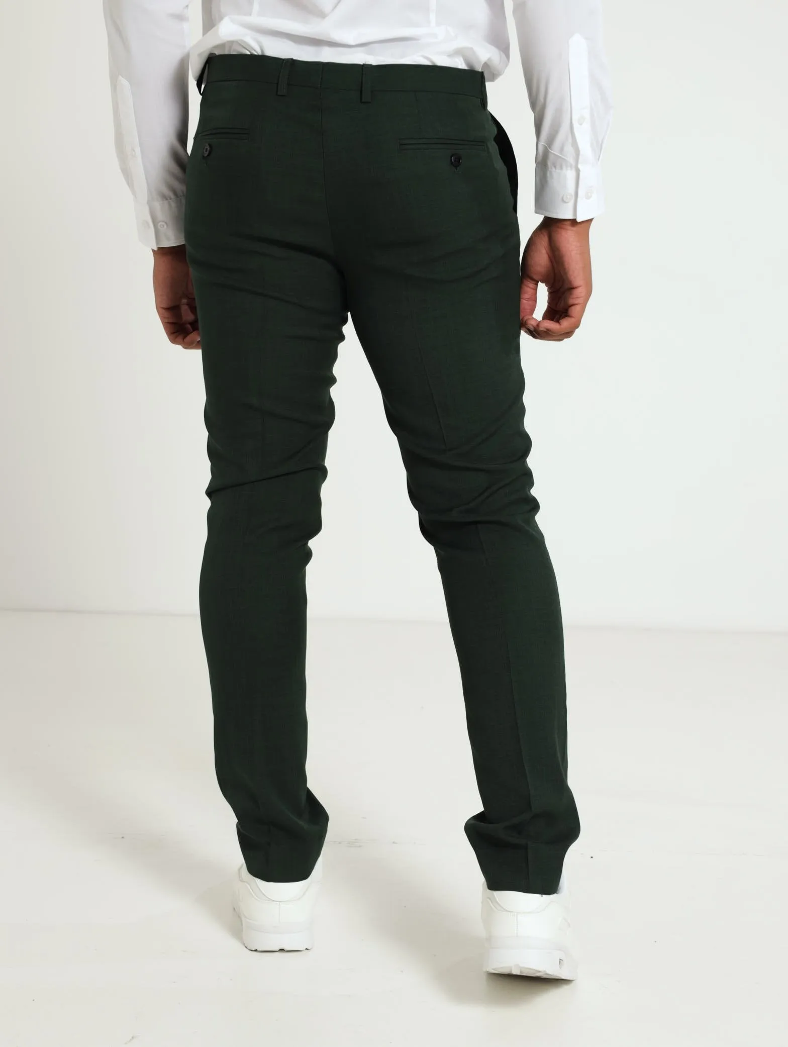 Slim Essential Suit Trouser - Olive sold by Edgars product image thumbnail 4