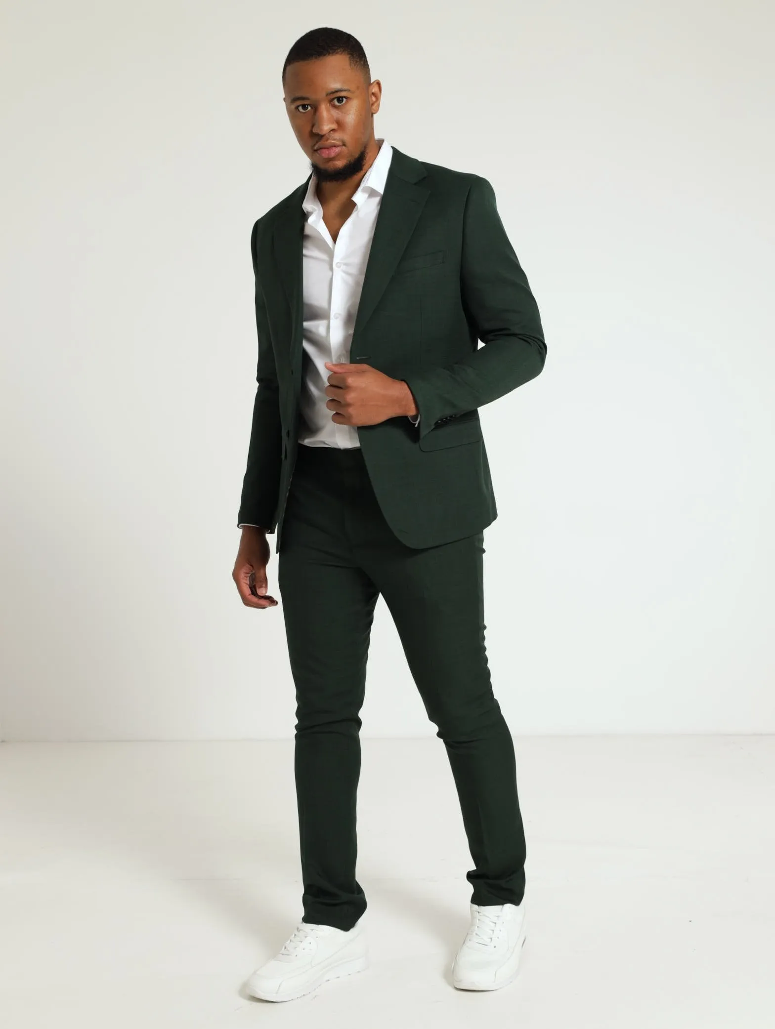 Slim Essential Suit Trouser - Olive sold by Edgars product image thumbnail 2