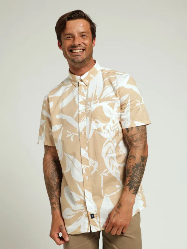 Floral Shirt - Light Stone sold by Edgars