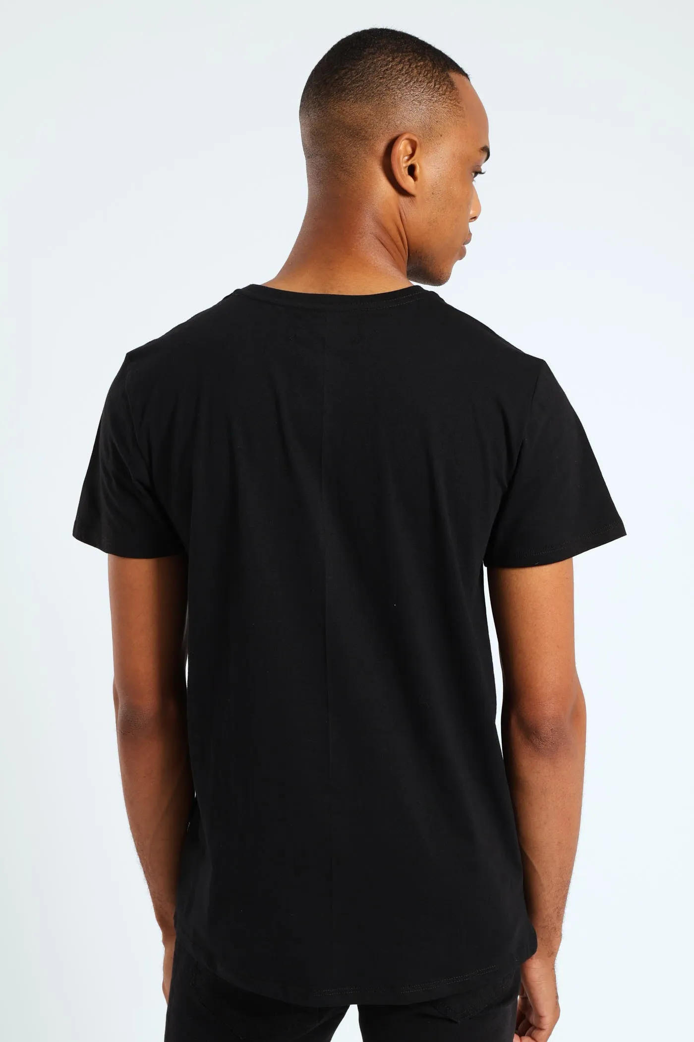 Short Sleeve Basic Print Tee-Black sold by Edgars product image thumbnail 2