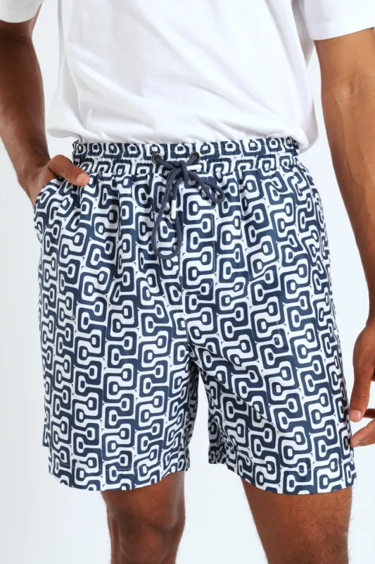 Retro Geo Swim Short - Multi sold by Edgars 