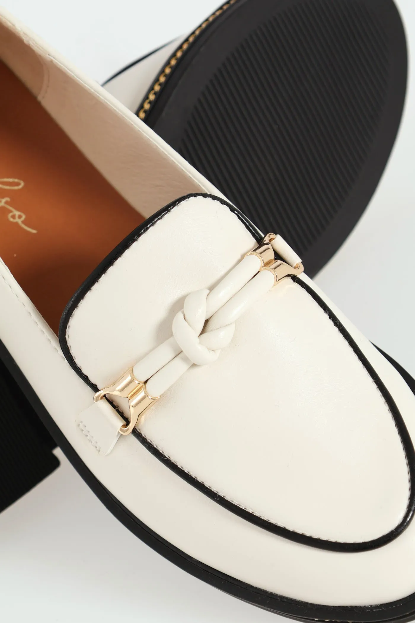 Loafer With Detail Pu Trim - Off White sold by Edgars product image thumbnail 5