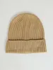 Ribbed Classic Cuff Beanie - Tan sold by Edgars