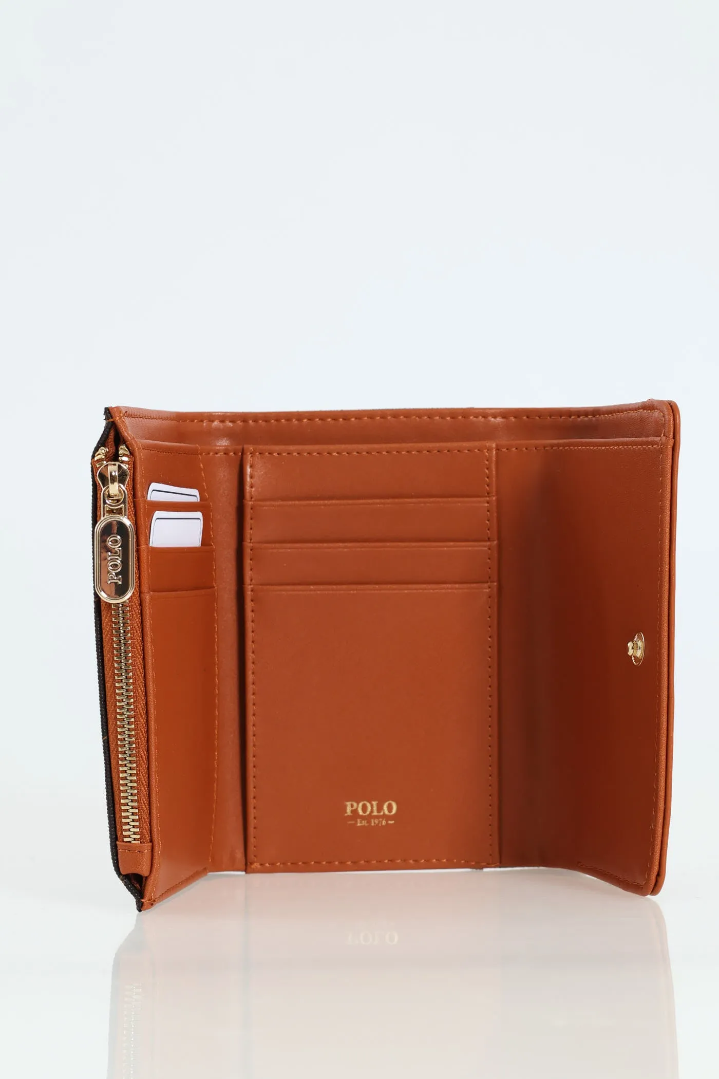 Peninsula Compact Trifold Purse - Tan sold by Edgars product image thumbnail 5