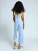 Denim Pocket Jumpsuit - Blue sold by Edgars