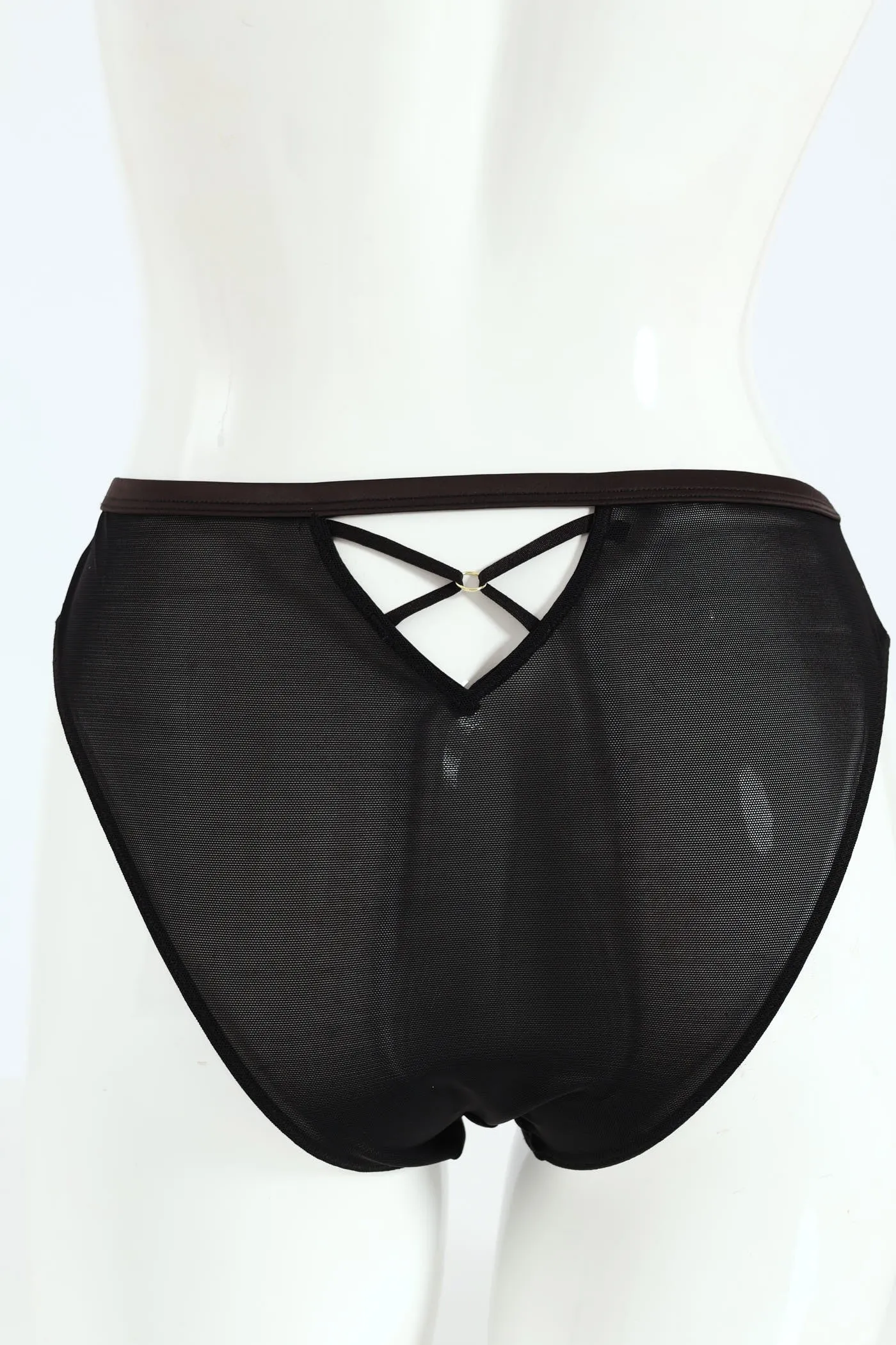 Embroidered Lace Brazilian Panty - Purple sold by Edgars product image thumbnail 2