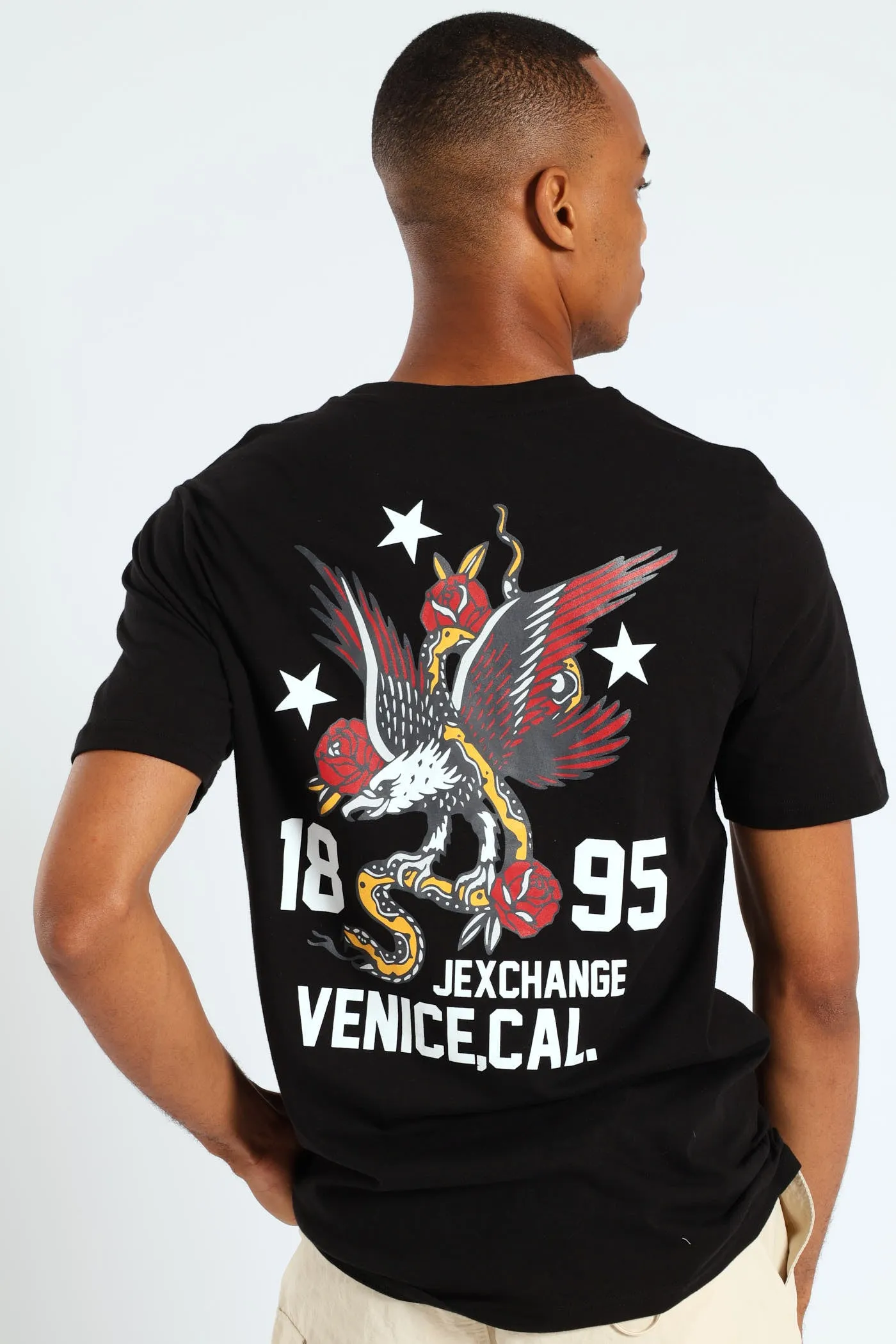 1896 Eagle Front & Back Tee - Black sold by Edgars product image thumbnail 2
