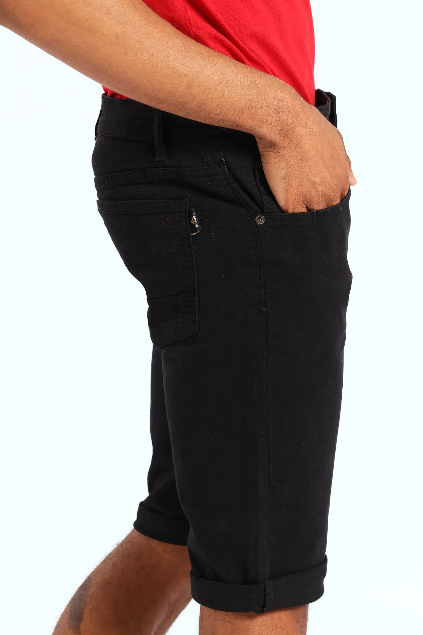 Turn Up Denim Short - Black sold by Edgars product image thumbnail 2