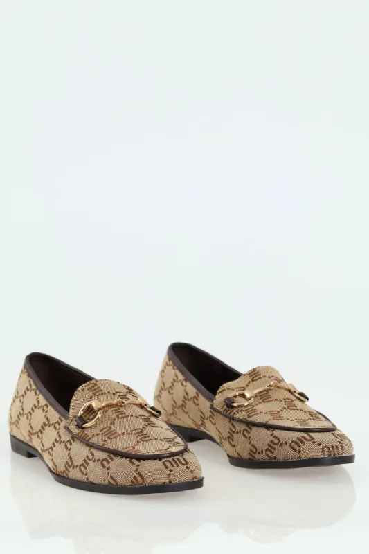 Monogram Fashion Loafer - Brown sold by Edgars 