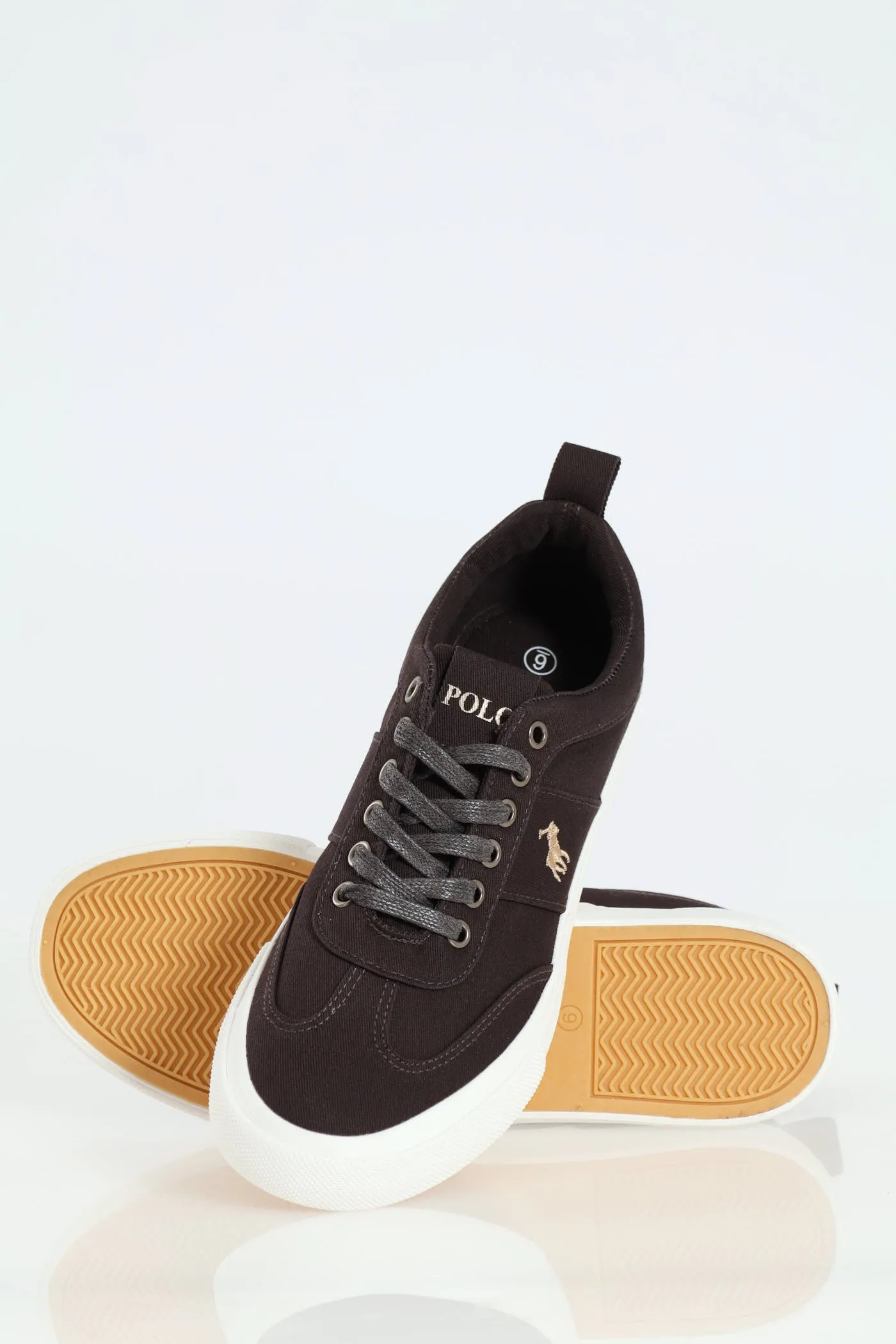 Side Flash Canvas T-Toe Sneaker - Charcoal sold by Edgars product image thumbnail 2