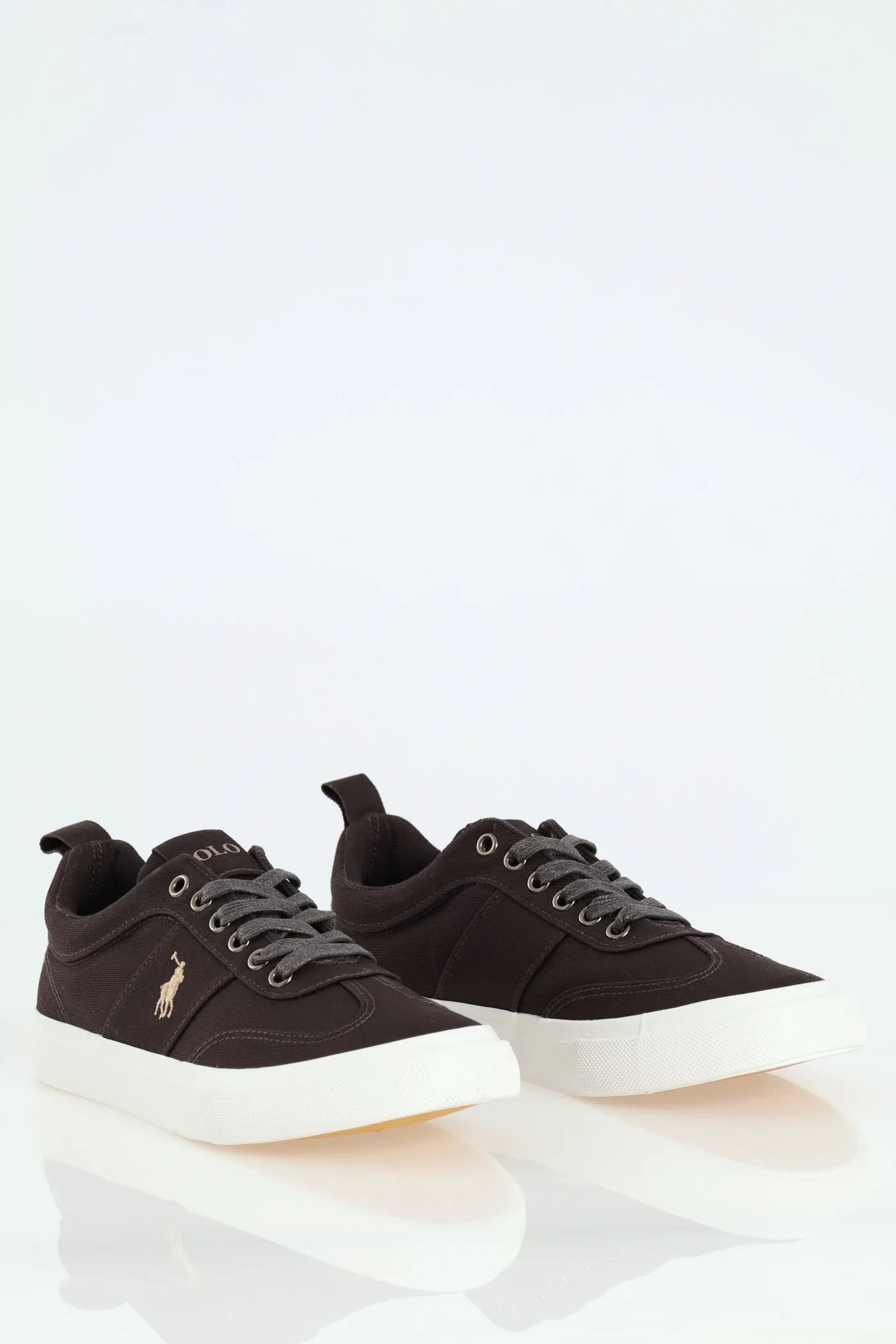 Side Flash Canvas T-Toe Sneaker - Charcoal sold by Edgars