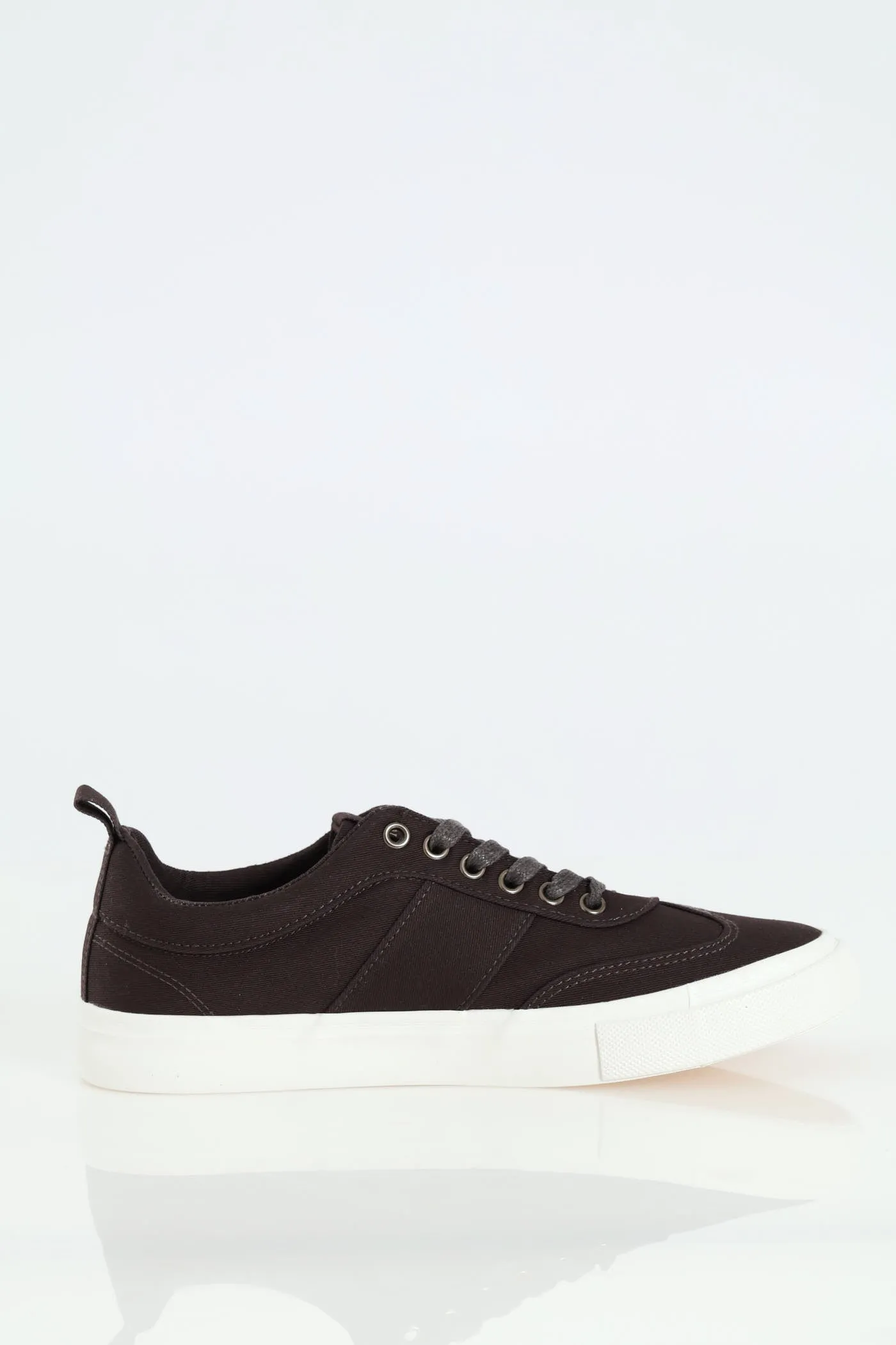 Side Flash Canvas T-Toe Sneaker - Charcoal sold by Edgars product image thumbnail 4