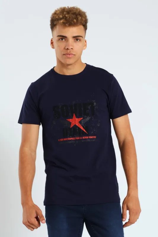 Roar Tee - Navy made by Edgars