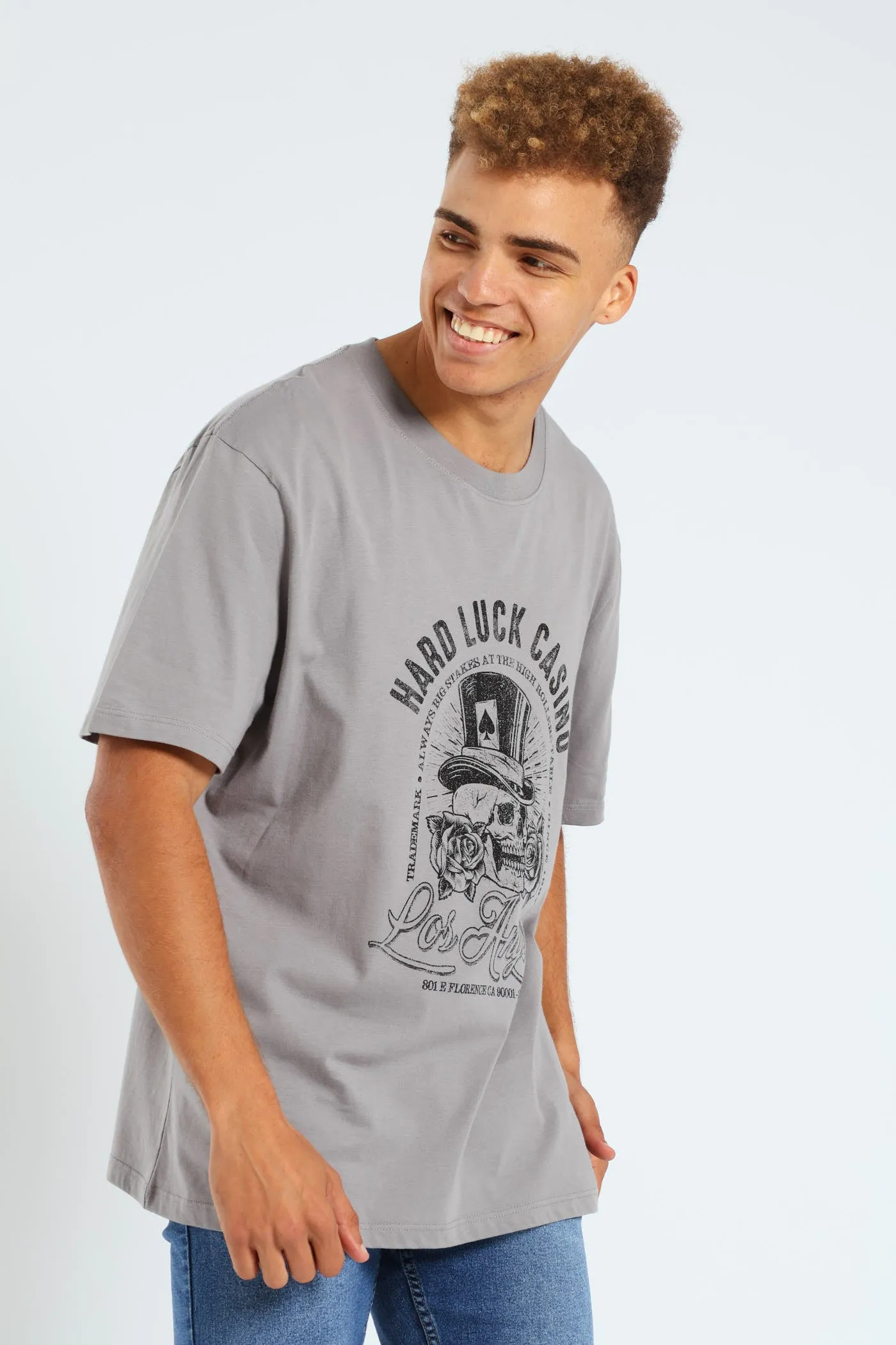 Tonal Skull Tee - Grey sold by Edgars product image thumbnail 3