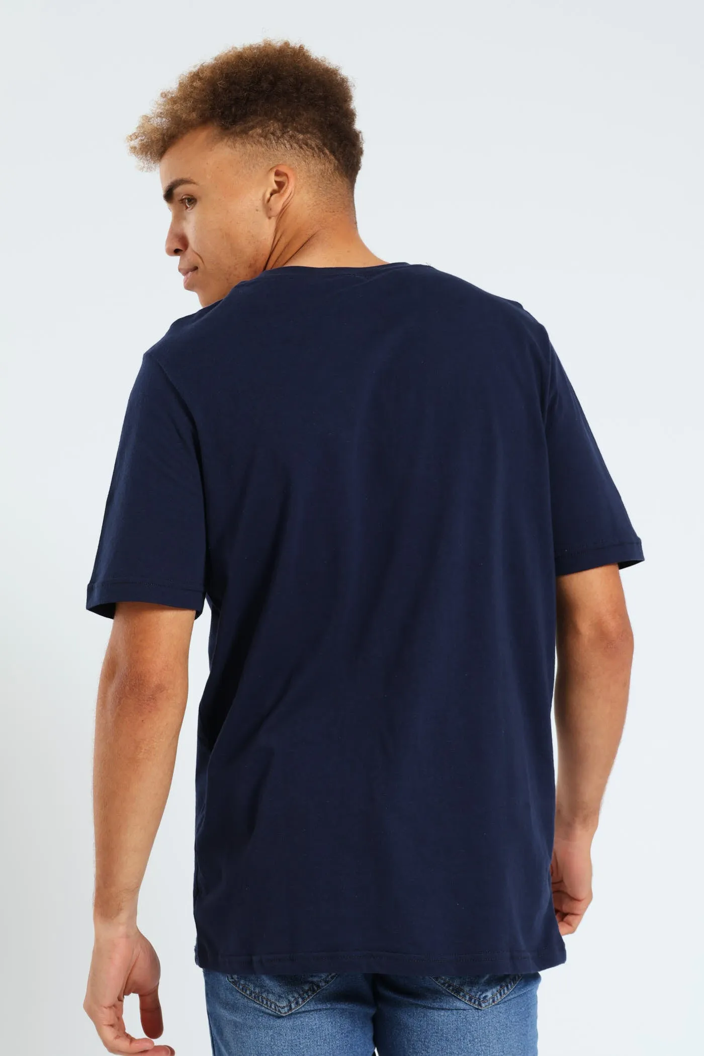 Stitch Print Tee - Navy sold by Edgars product image thumbnail 3