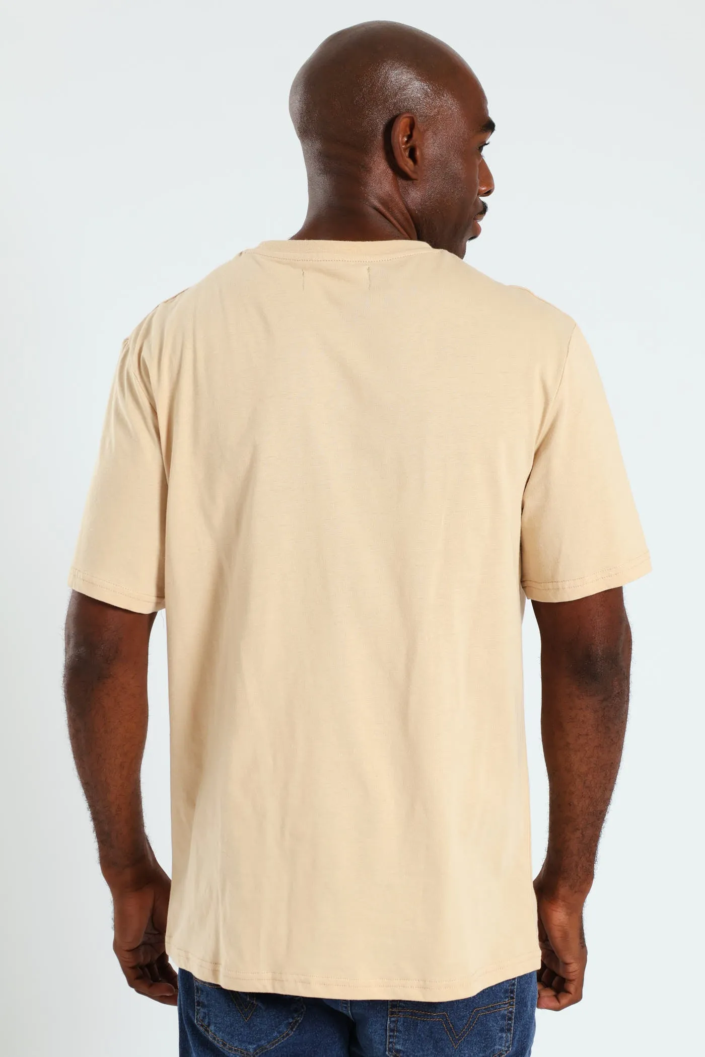 Basic Crew Tee - Light Stone sold by Edgars product image thumbnail 3