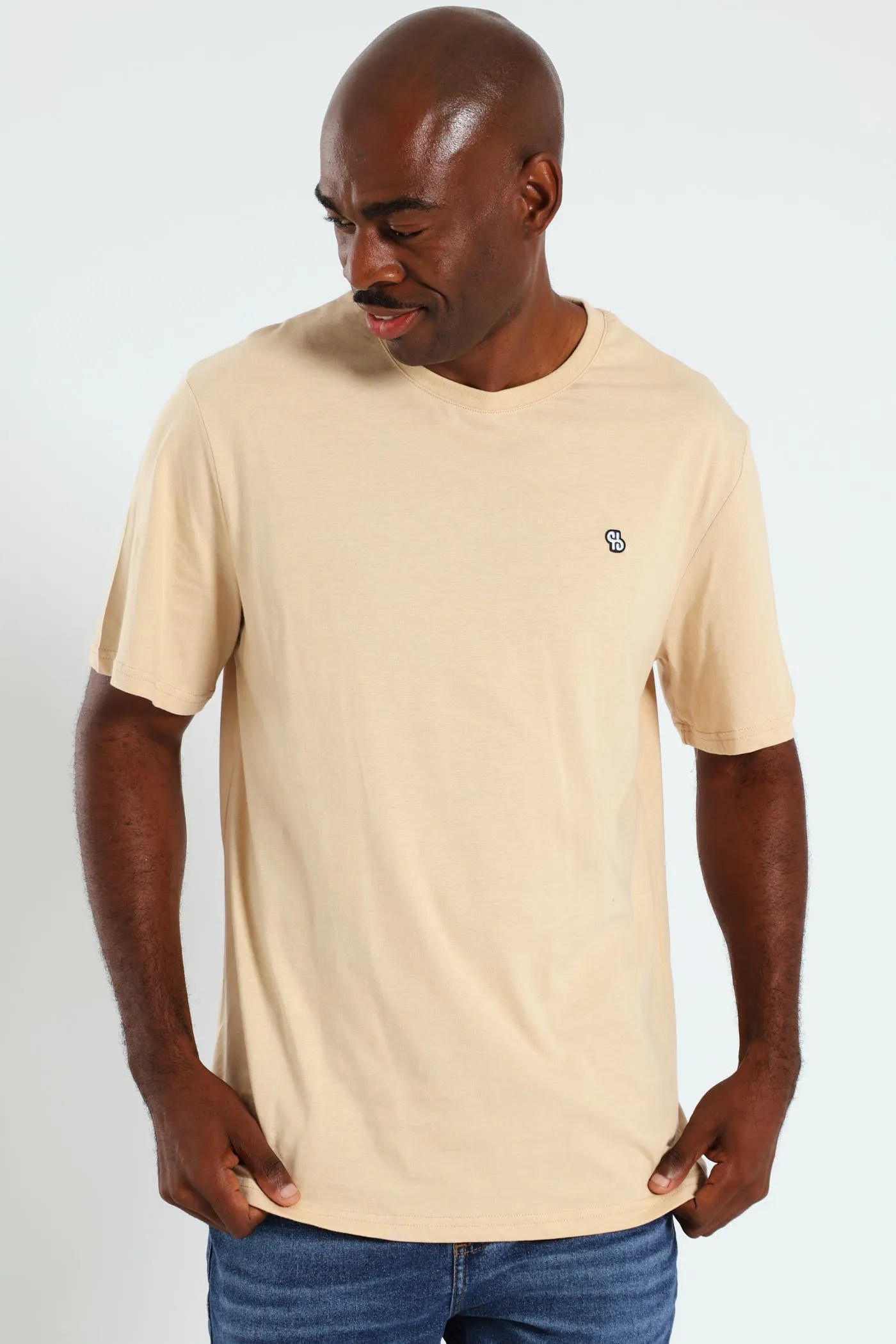 Basic Crew Tee - Light Stone sold by Edgars product image thumbnail 4