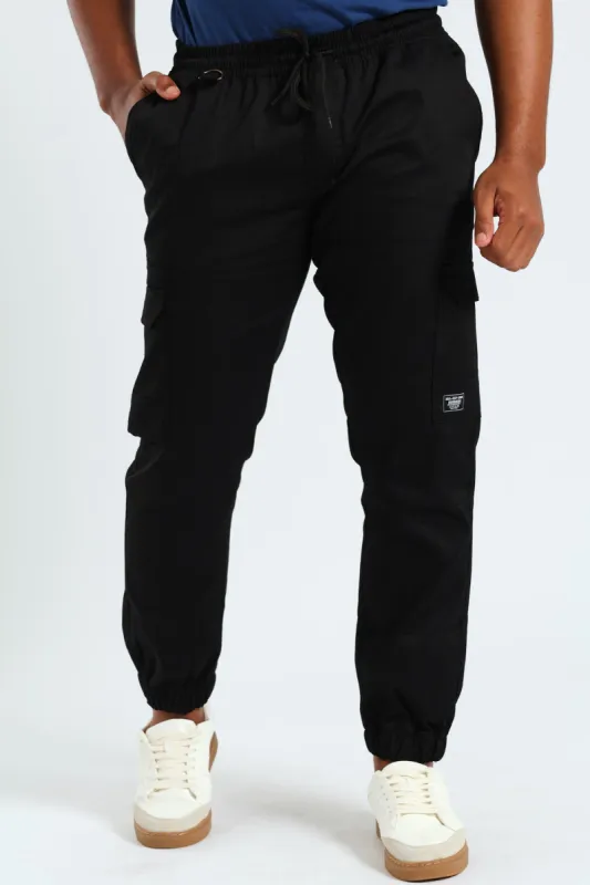 Ripstop Cargo Pants - Black sold by Edgars 