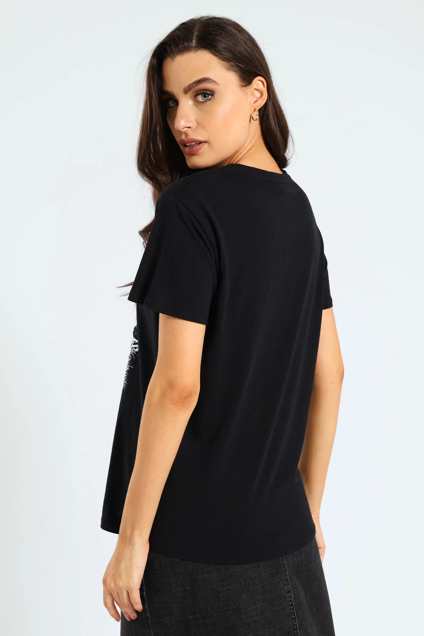 Short Sleeve Live Music Guitar Tee - Black sold by Edgars product image thumbnail 4