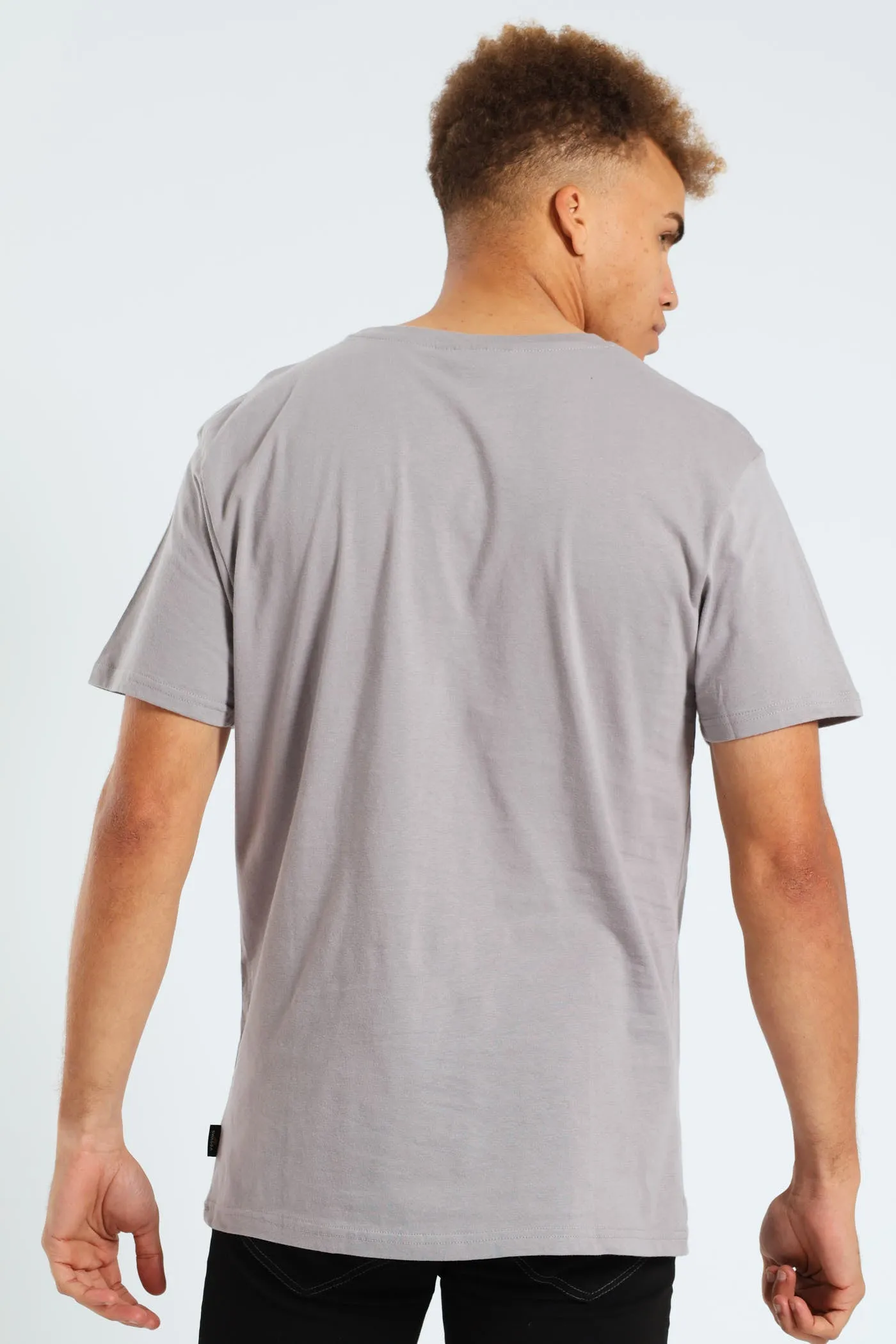 Short Sleeve Basic Print Tee - Light Grey sold by Edgars product image thumbnail 4