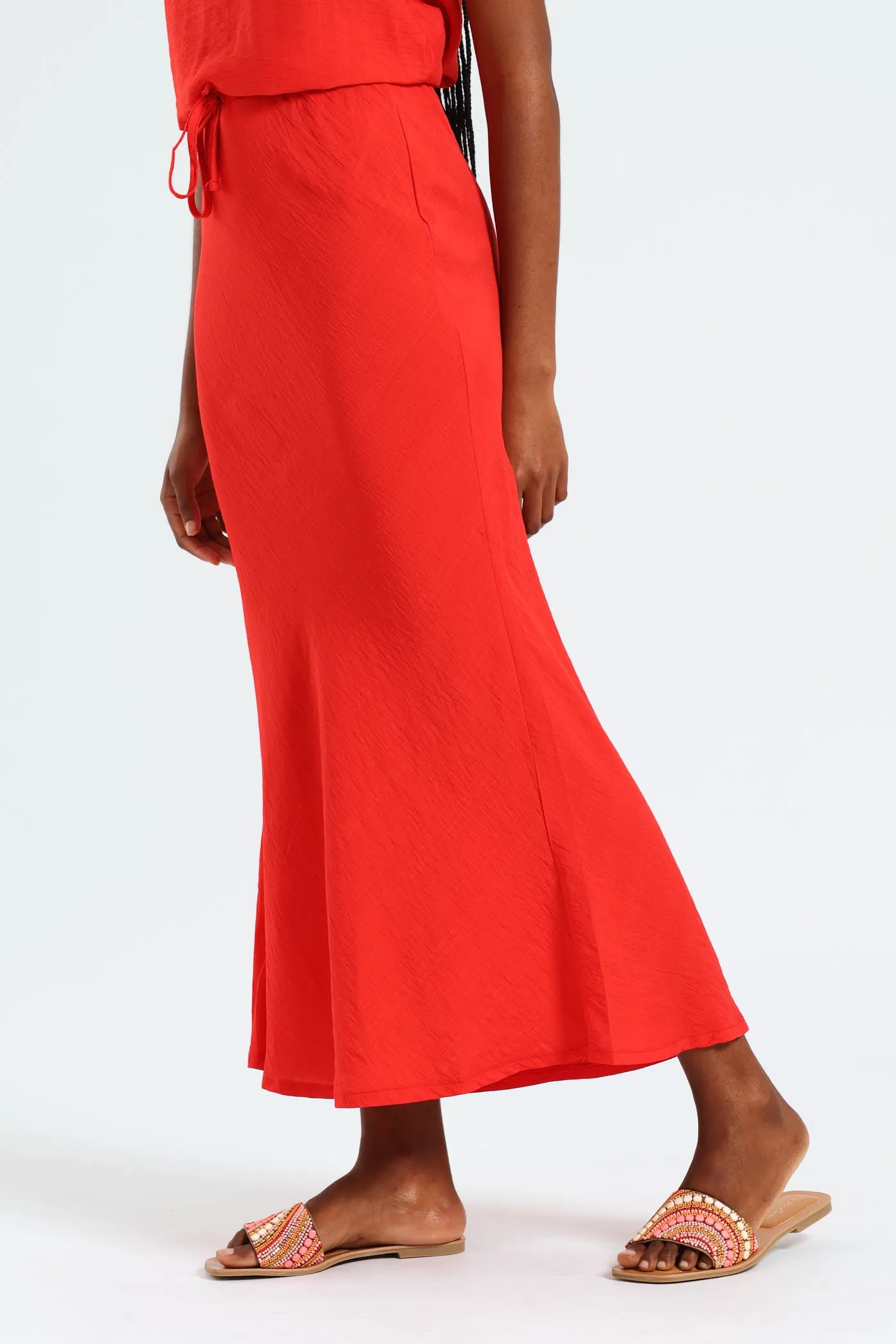 Pull On Bias Cut Midi Skirt - Red sold by Edgars product image thumbnail 2