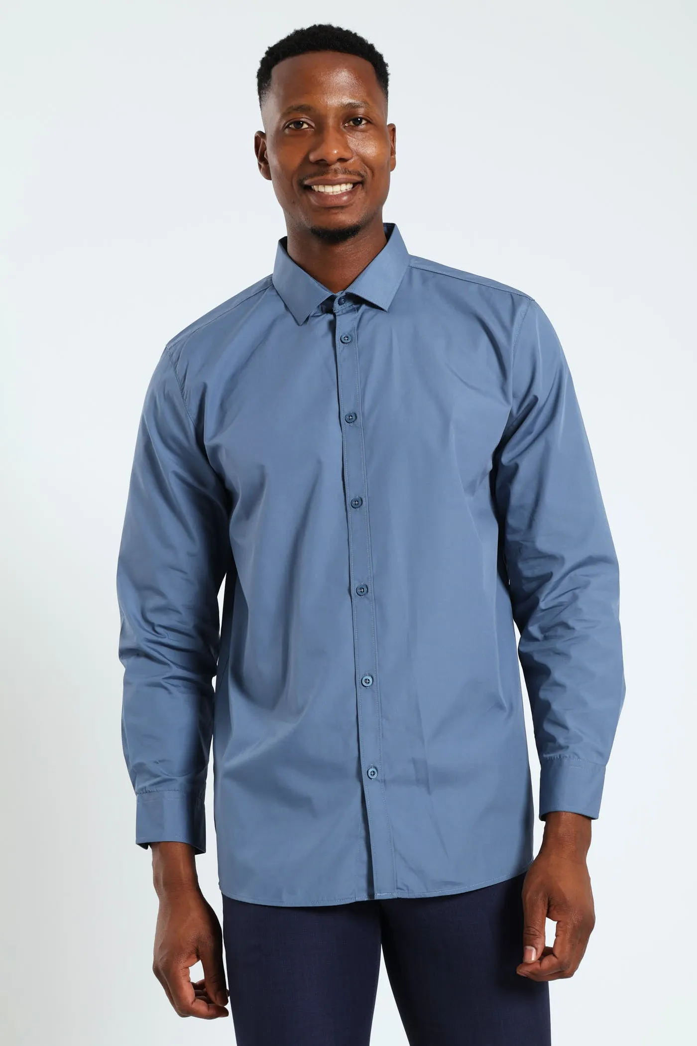 Easy Care Long Sleeve Shirt - Petrol sold by Edgars product image thumbnail 3