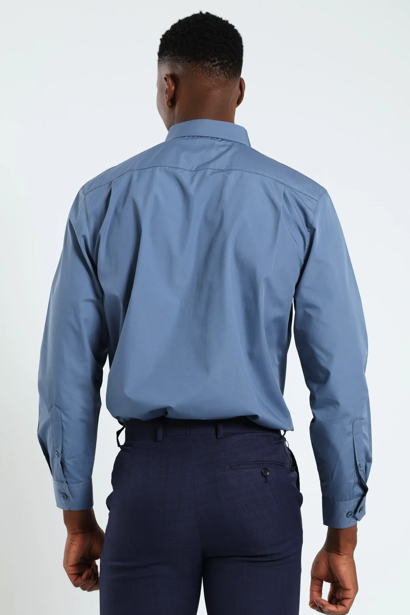 Easy Care Long Sleeve Shirt - Petrol sold by Edgars product image thumbnail 4