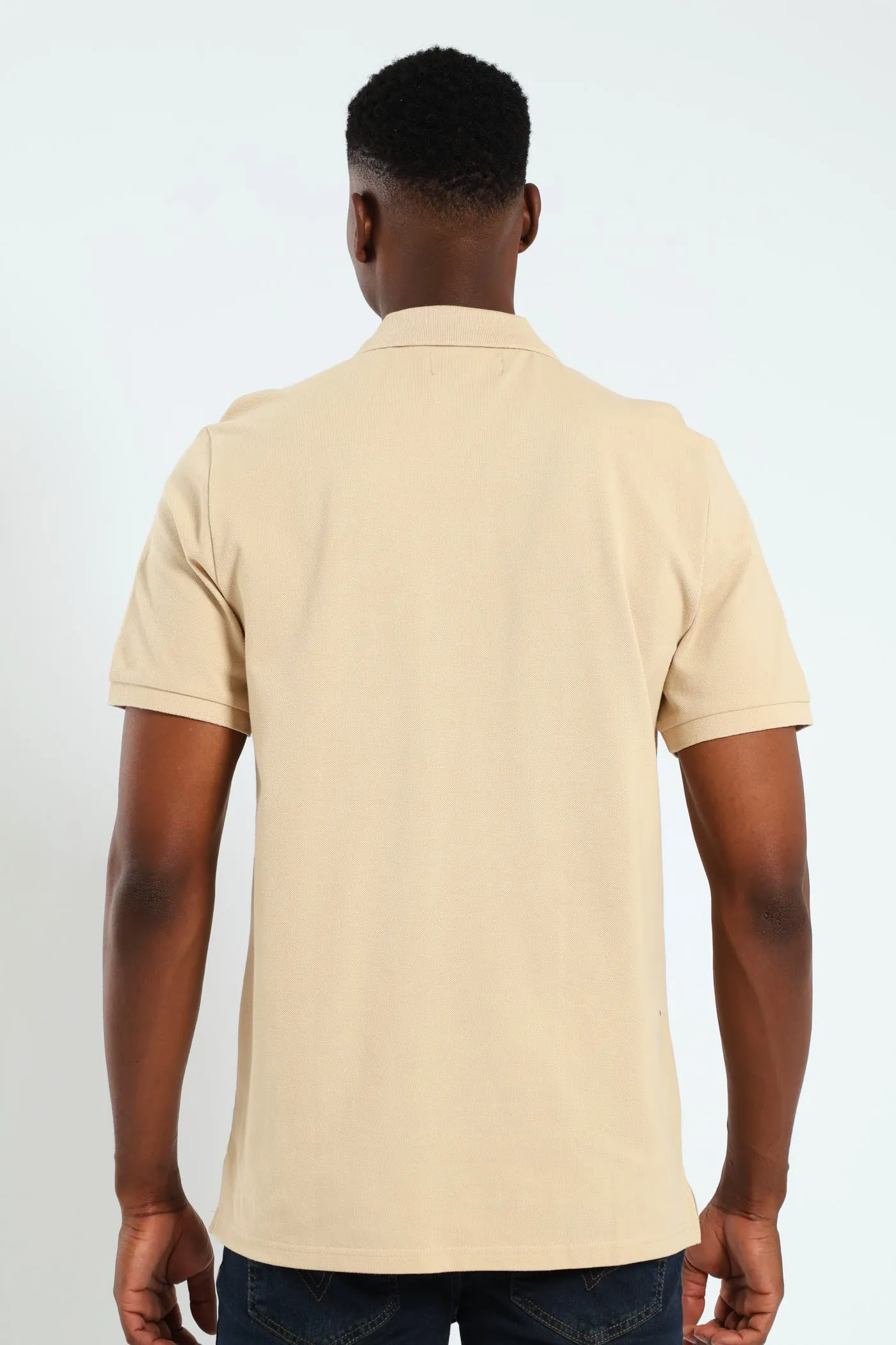 Basic Regular Fit Golfer - Stone sold by Edgars product image thumbnail 3