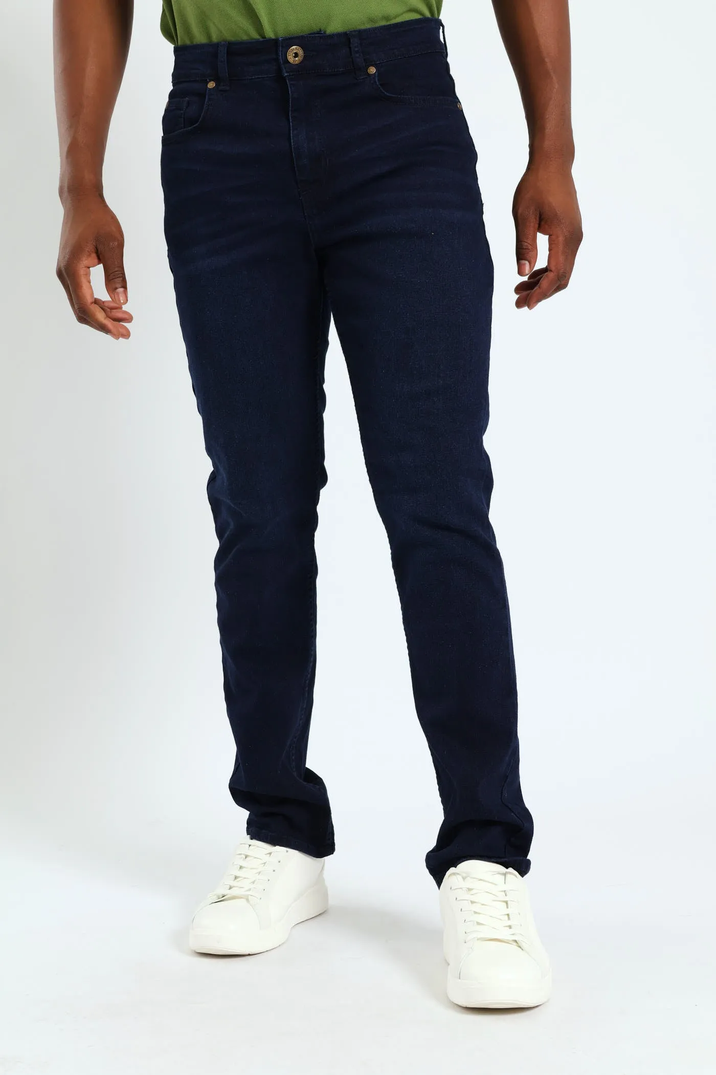 Slim Stretch Denim - Blue/Black sold by Edgars