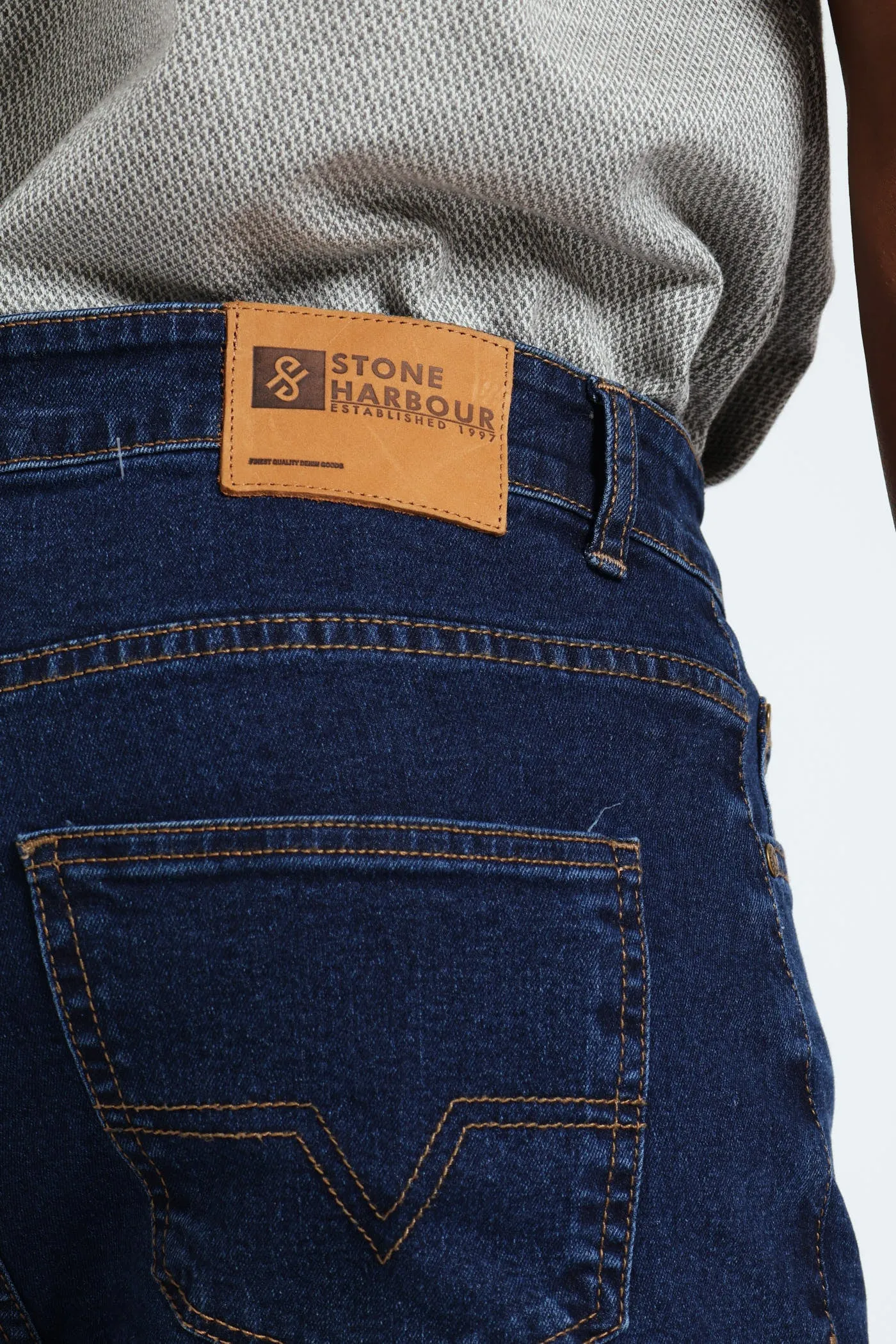 Slim Stretch Denim Jean - Dark Wash sold by Edgars product image thumbnail 2