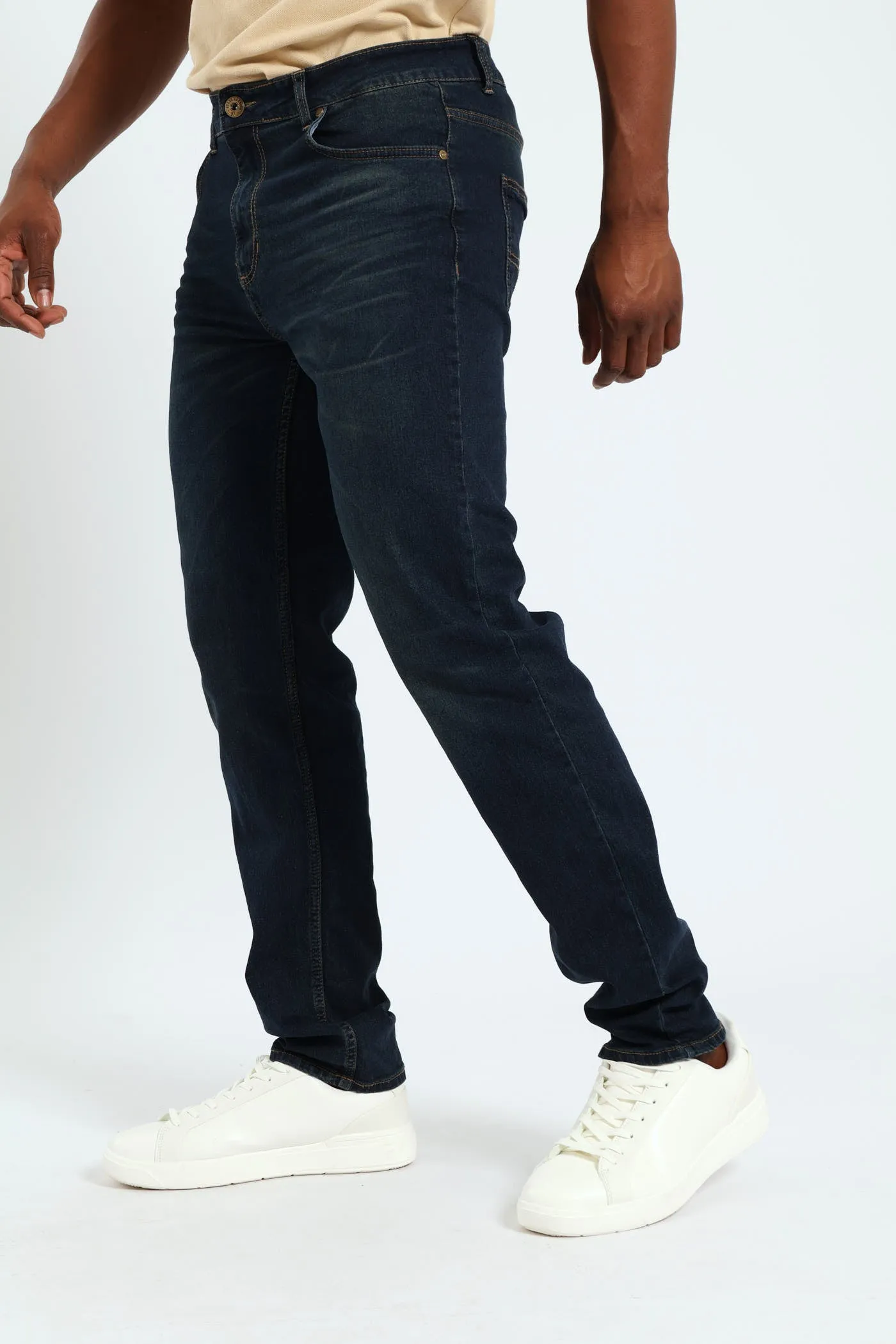 Worn In Skinny Denim Jean - Dark Wash sold by Edgars product image thumbnail 3