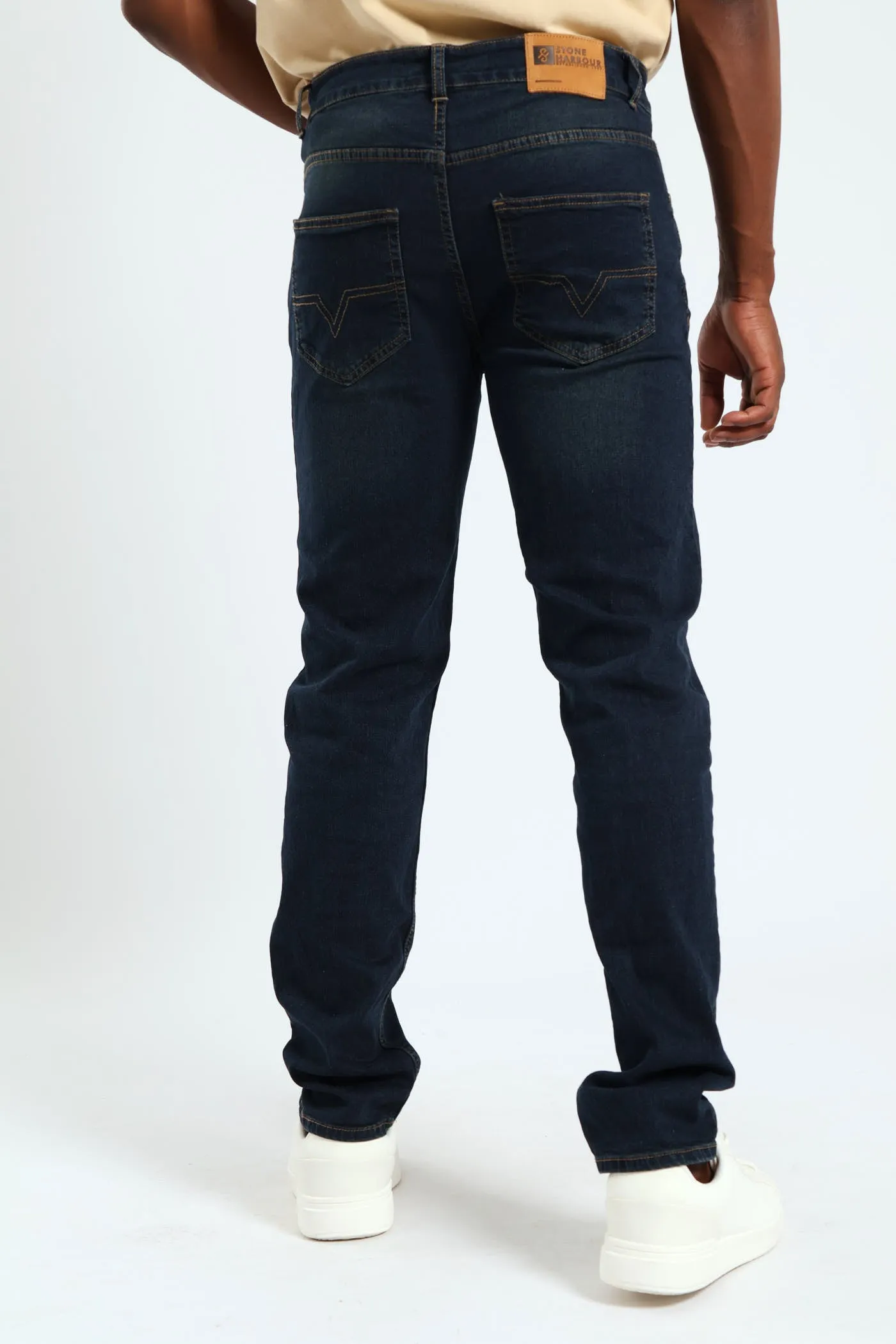 Worn In Skinny Denim Jean - Dark Wash sold by Edgars product image thumbnail 4