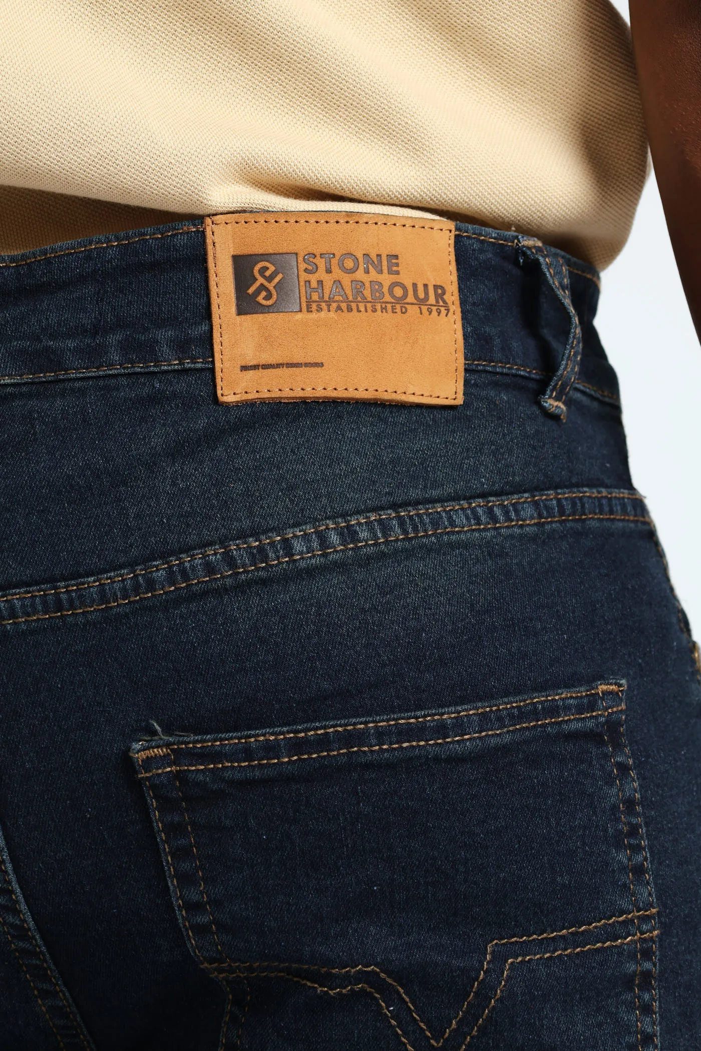 Worn In Skinny Denim Jean - Dark Wash sold by Edgars product image thumbnail 2