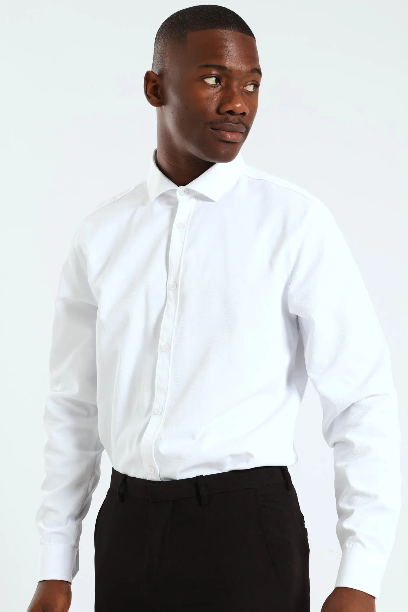 Textured Shirt - White sold by Edgars product image thumbnail 3