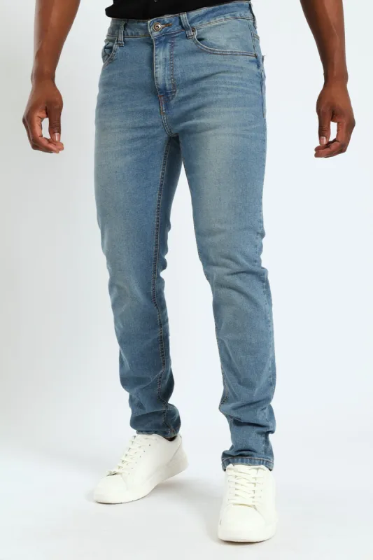 Mid Wash Tint Skinny - Medium Wash sold by Edgars
