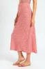 Pull On Bias Cut Maxi Skirt - Paprika sold by Edgars