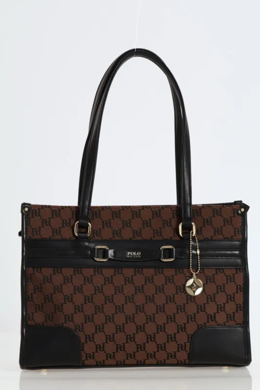 Premier Large Book Tote Bag - Brown sold by Edgars