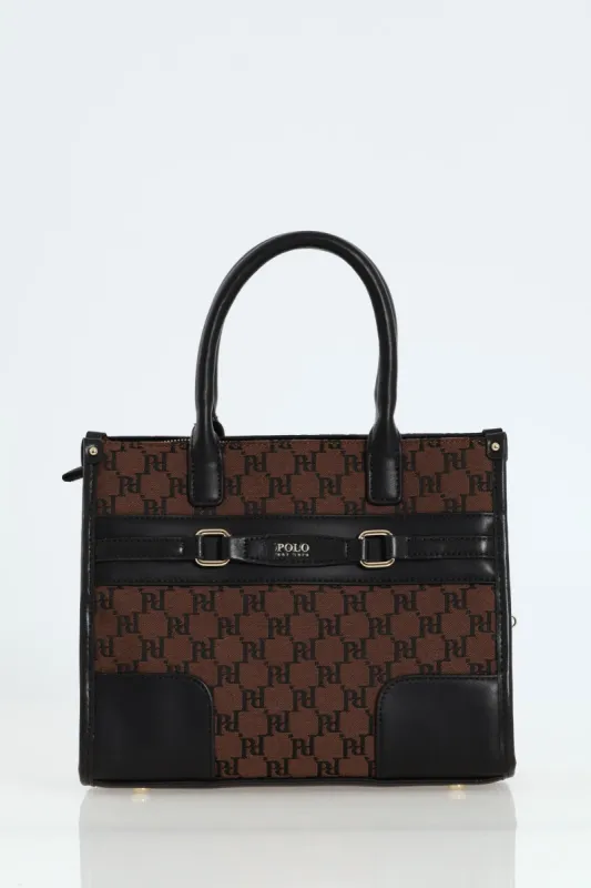 Premier Small Book Tote Bag - Brown sold by Edgars