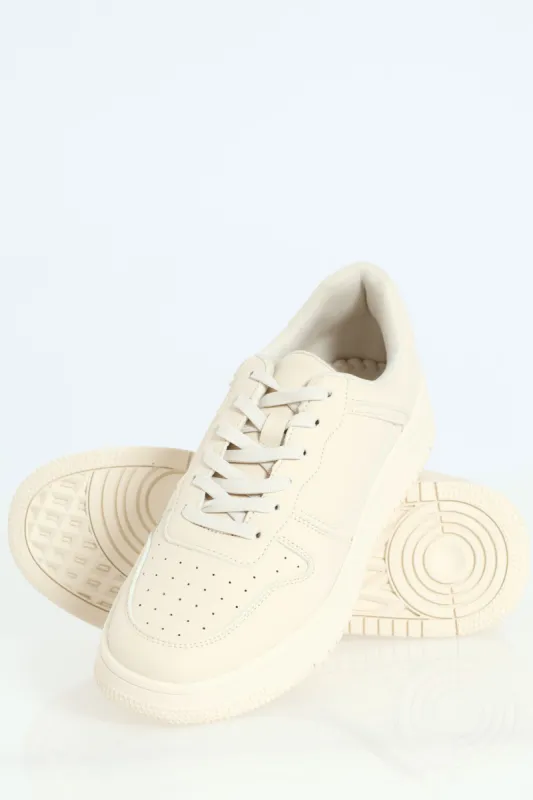 Fresh Mono Sneaker - Beige sold by Edgars