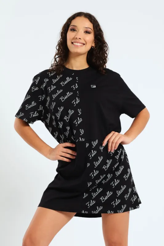 Abigail Oversized T-Shirt - Black sold by Edgars 