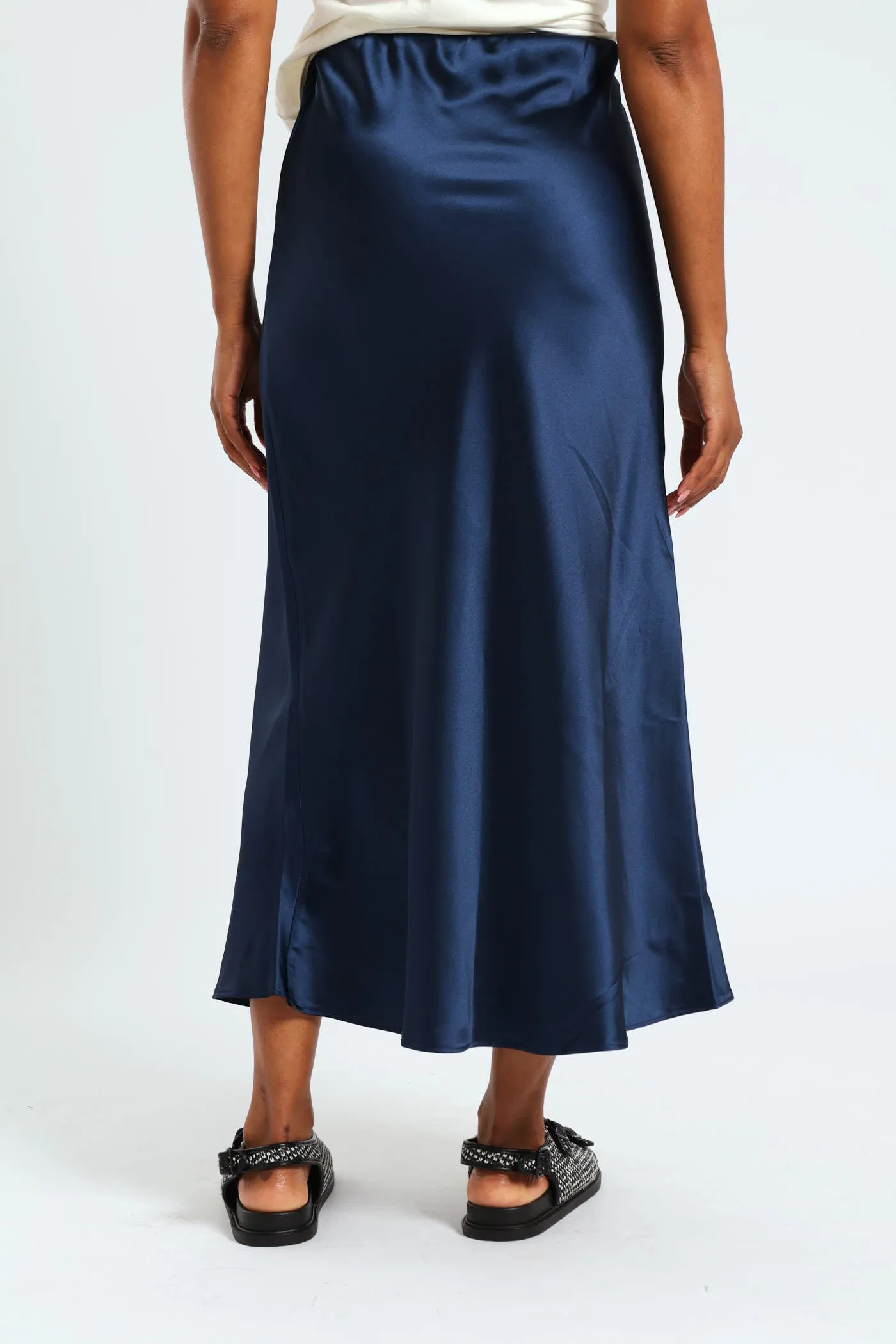 Satin Midi Slip Skirt - Navy sold by Edgars product image thumbnail 4